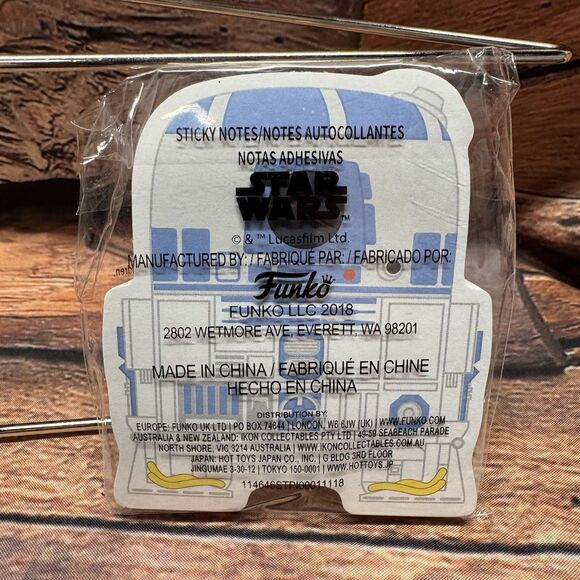 Star Wars R2-D2 Sticky Notes Notepad Funko Pop Smugglers Bounty Exclusive New - Picture 1 of 8
